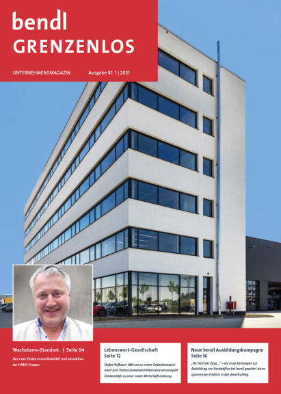 81. Ausgabe bendl Grenzenlos Magazin vom Bauunternehmen bendl aus Günzburg