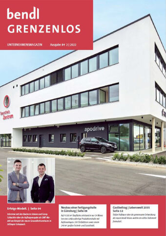 84. Ausgabe bendl GRENZENLOS Magazin Rückseite Cover