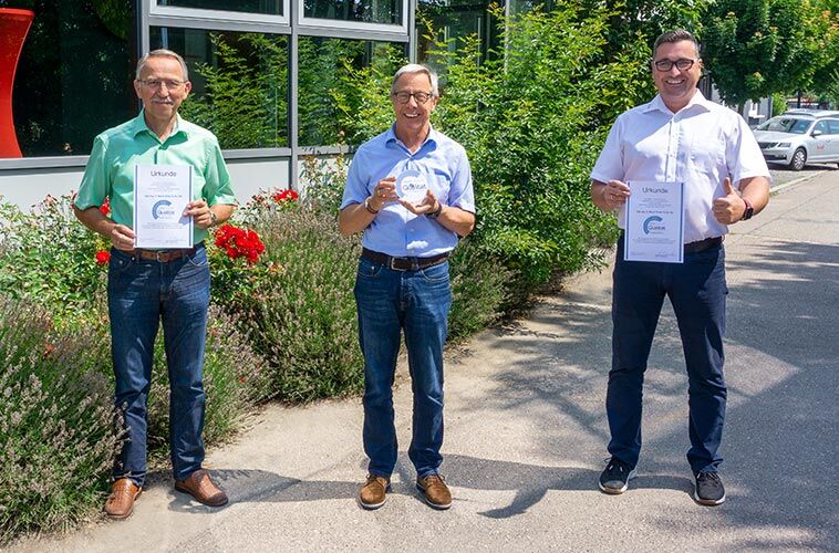 Die bendl Kanalsanierung wurde auch 2021 doppelt auszeichnet für geprüfte Qualität durch Siebert und Knipschild.