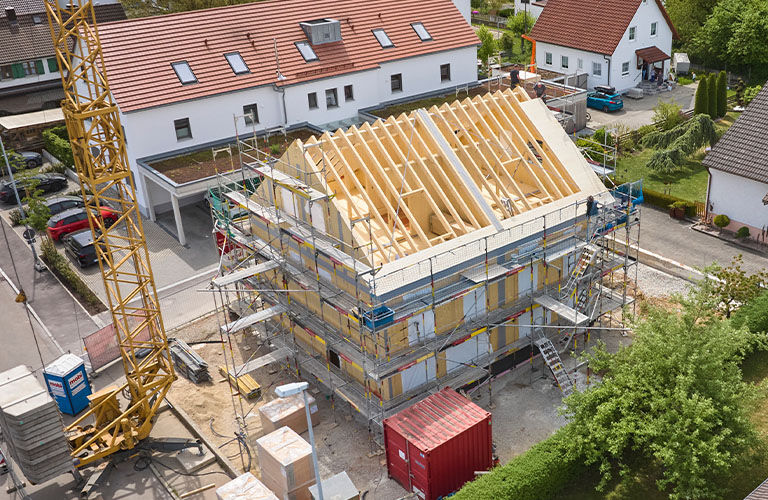 Doppelhaus in Massivholzbauweise
