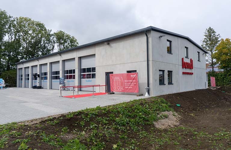 Die neue bendl Kanalsanierungshalle für knapp 3,5 Mio. Euro. Eine Investition für die Zukunft.