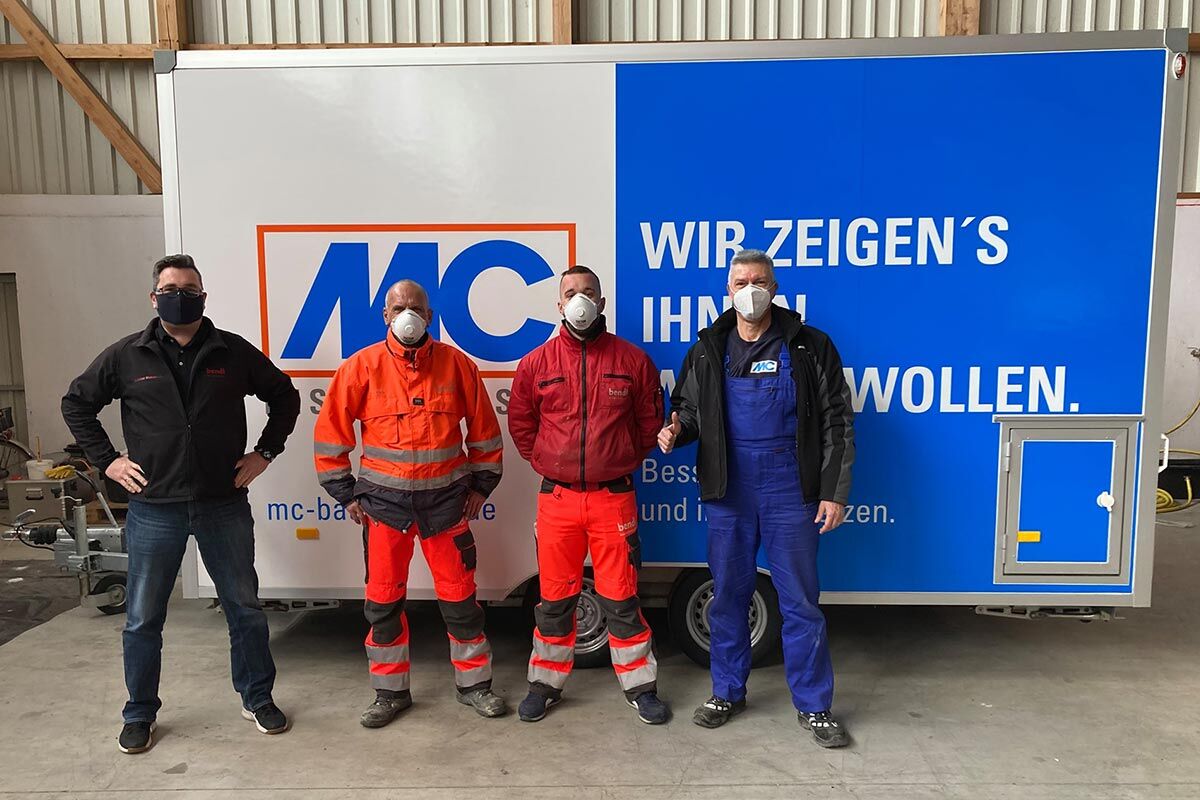bendl Kanalsanierung geprüfter Laminierer für Abwasserbauwerke mit styrolfreiem Ortlaminat