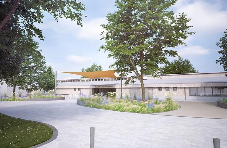 Bauunternehmen bendl erschafft Neubau für Günzburger Waldbad