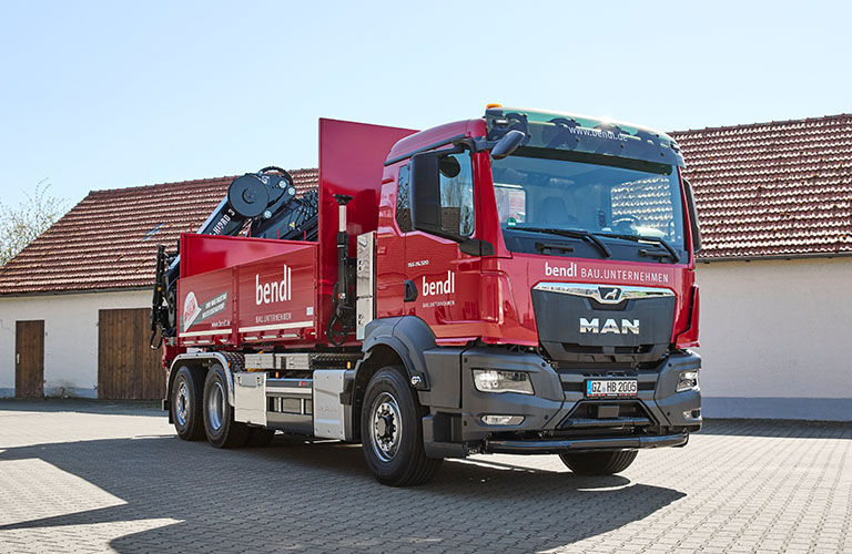 Investition in neuen MAN Lkw.