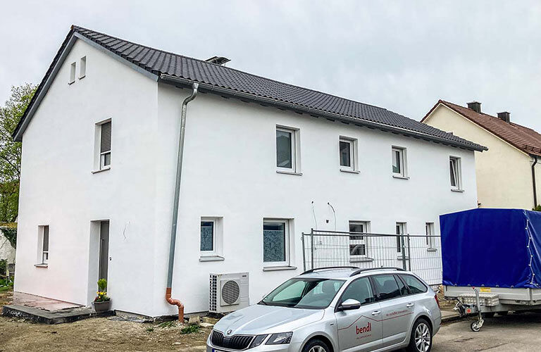 Kernsanierung eines Doppelhauses in Günzburg durch den bendl Bauschnelldienst.