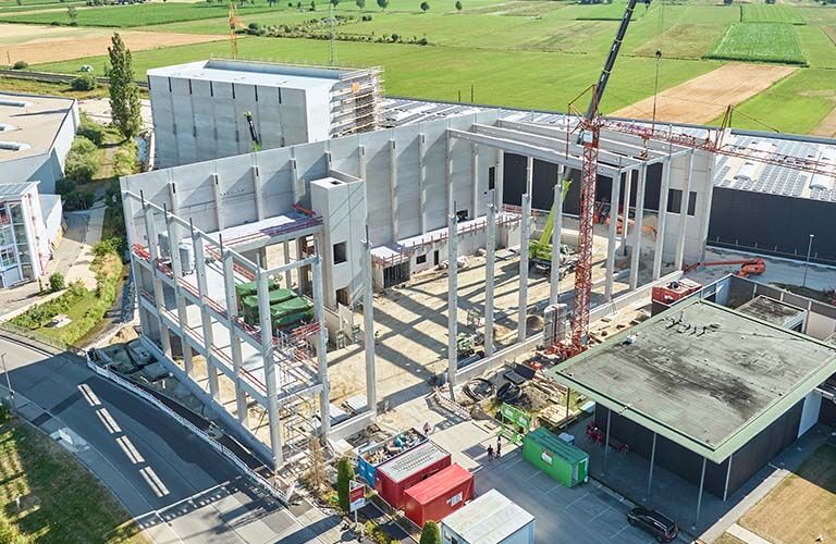 Schlüsselfertiger Neubau eines modernen Werks