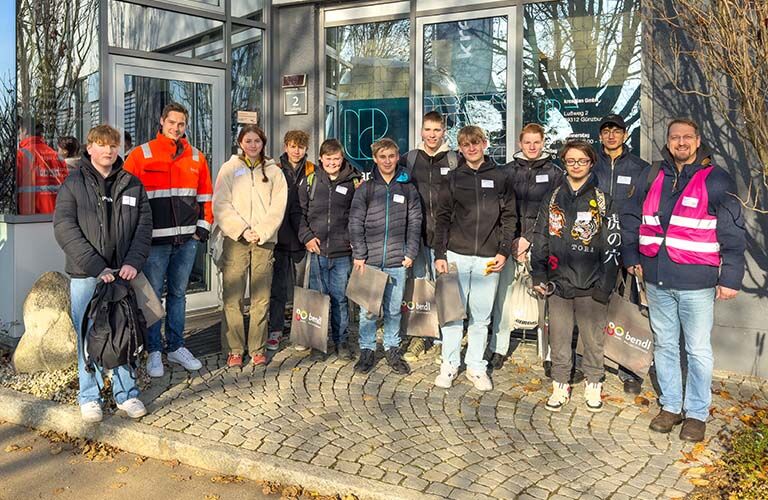 Das Bauunternehmen bendl beim Tag der Ausbildung 2025.