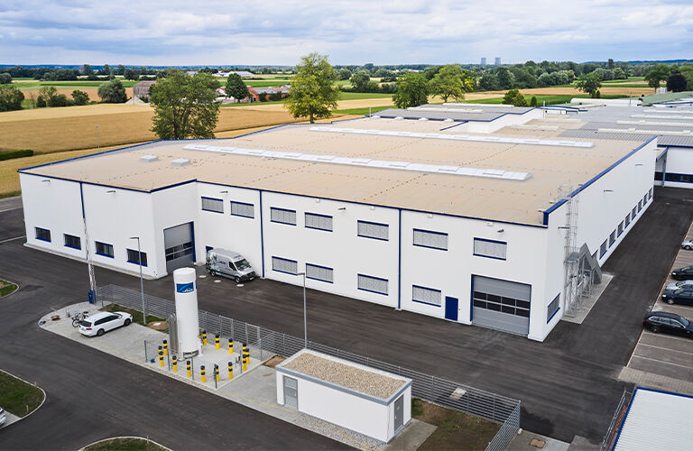Bau der Zuschnitthalle für MUNK Group in Günzburg