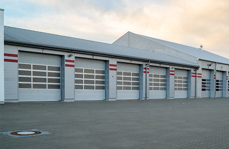 Neubau und Erweiterung der Feuerwehr in Burgau.