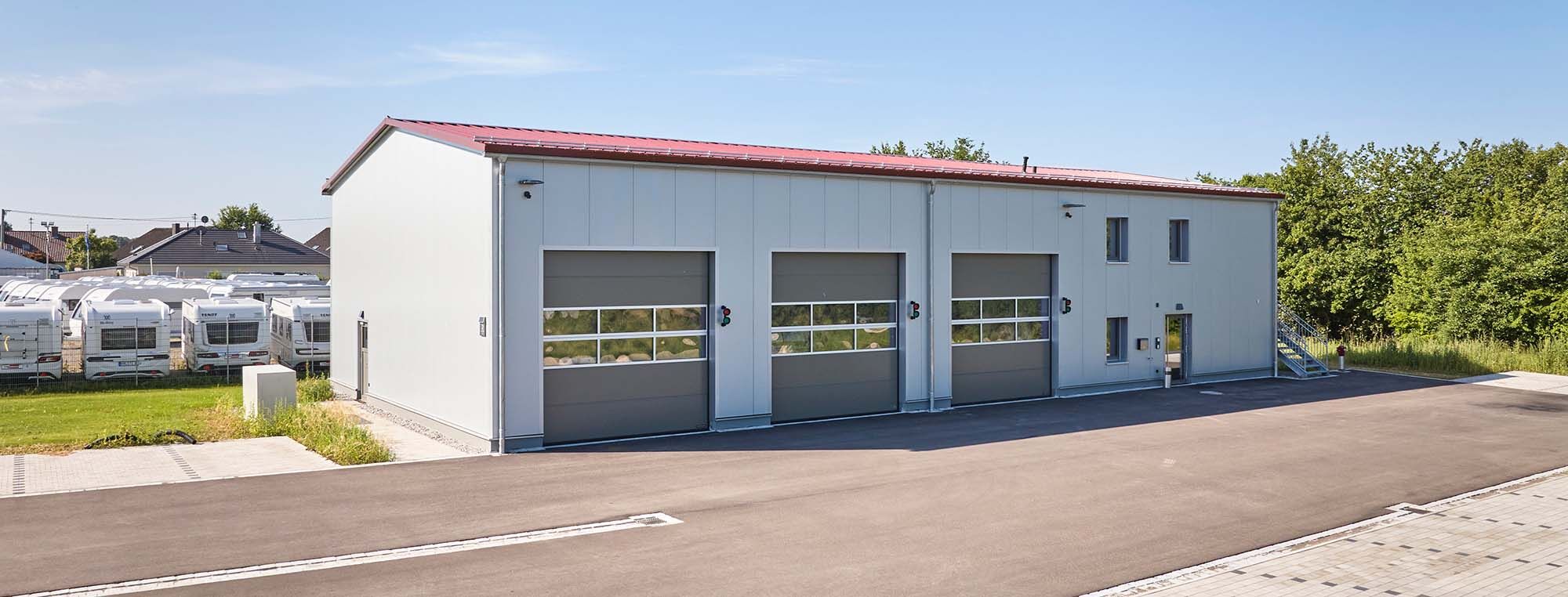Schlüsselfertiges Feuerwehrgerätehaus