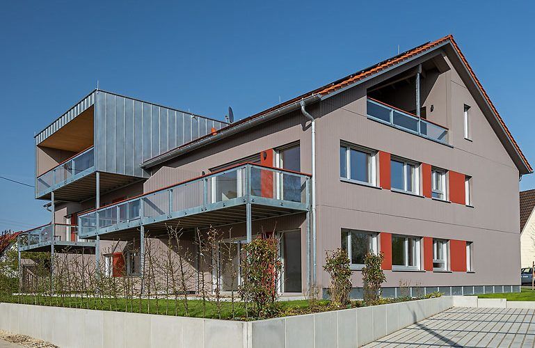 Rohbau für ein Mehrfamilienhaus in Wertingen-Gottmannshofen