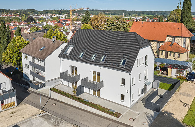 Die Wohnanlage Duo-Living in Krumbach - moderner Komfort, hochwertige Bauqualität, zentrale Lage.